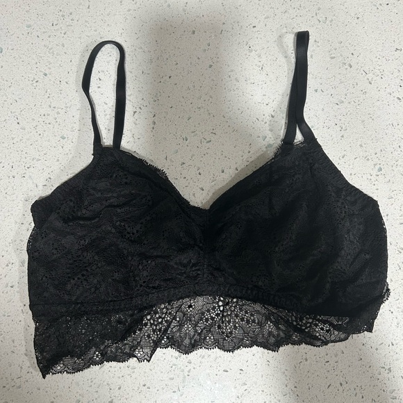 NWOT - Victoria’s Secret PINK bralette in black - Picture 1 of 3